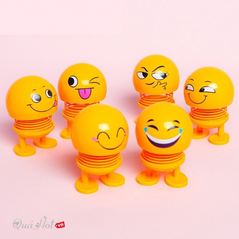 Con nhún- CON CƯỜI EMOJI LÒ XO kute