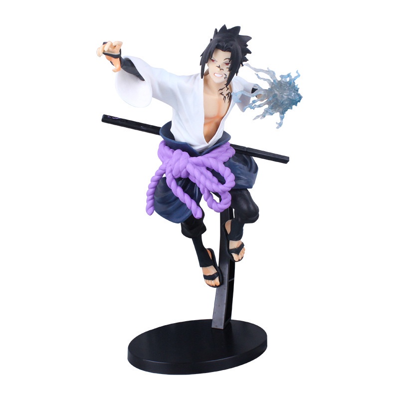 Nhân vật figure uchiha sasuke đồ chơi trẻ em decor mô hình one piece anime naruto lắp ráp decor phòng pc gaming cute