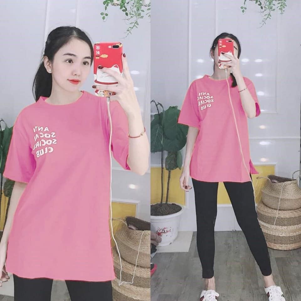 XẢ KHO -Đồ bộ cotton áo form dài xẻ tà mẫu hot