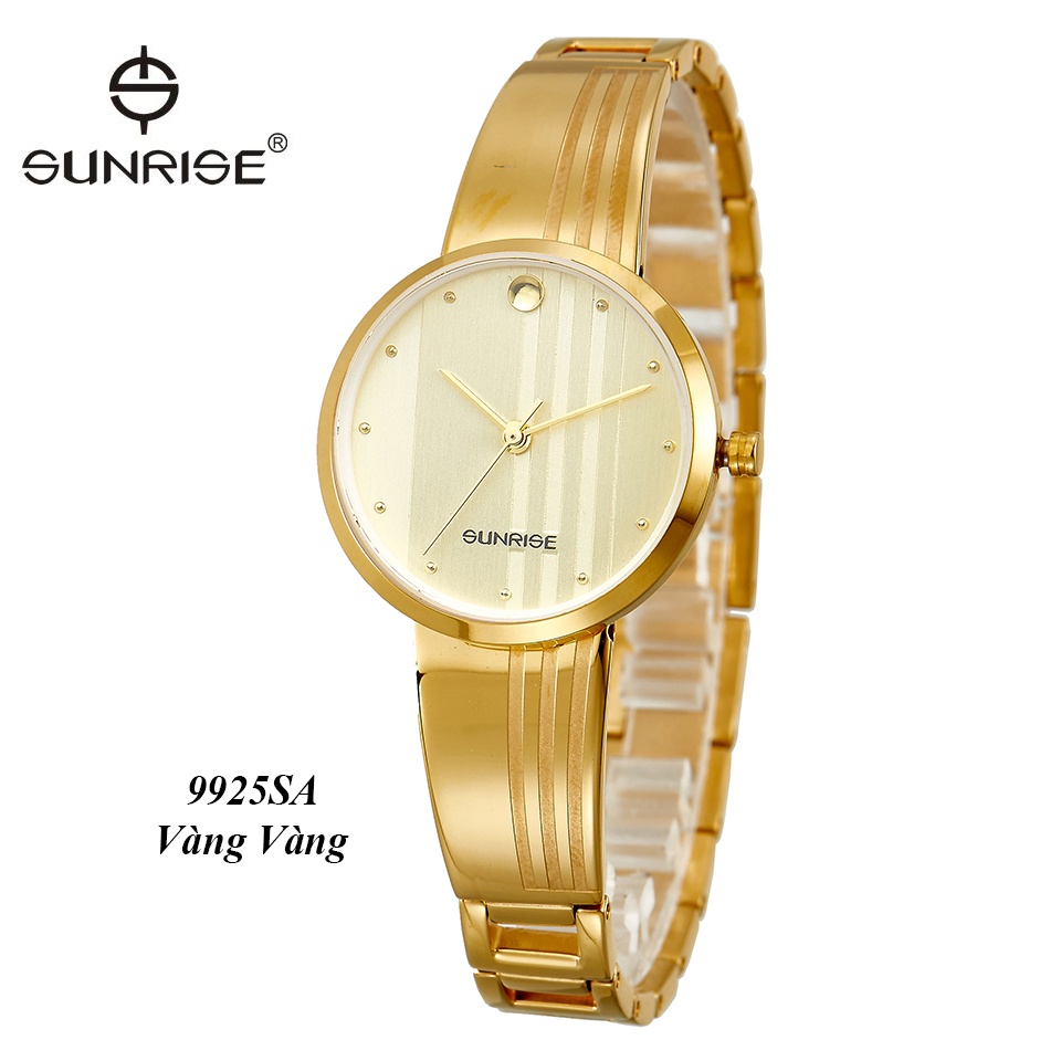 Đồng hồ nữ lắc tay Sunrise 9925SA kính Sapphire chống xước chống nước tốt - Fullbox