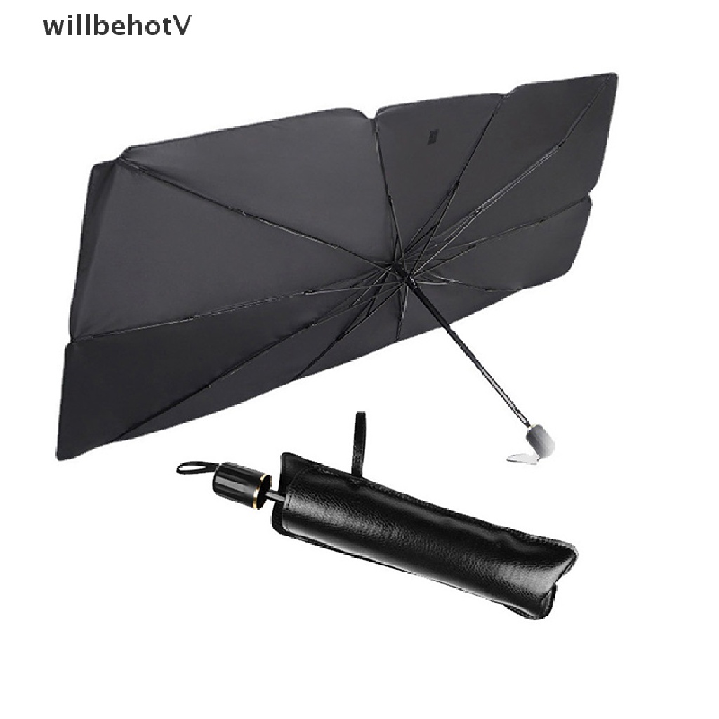 Dù Che Nắng Gắn Kính Chắn Gió Phía Trước Xe Hơi Có Thể Gấp Gọn Tiện Lợi