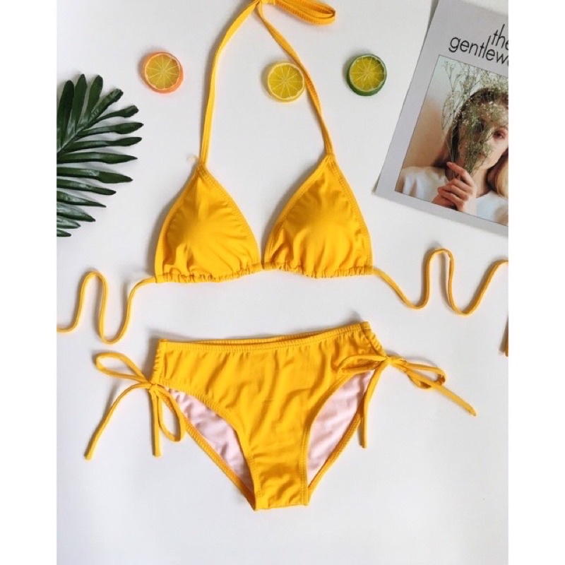 [Hàng Sẵn ] set bikini đồ bơi tam giác đơn giản | WebRaoVat - webraovat.net.vn