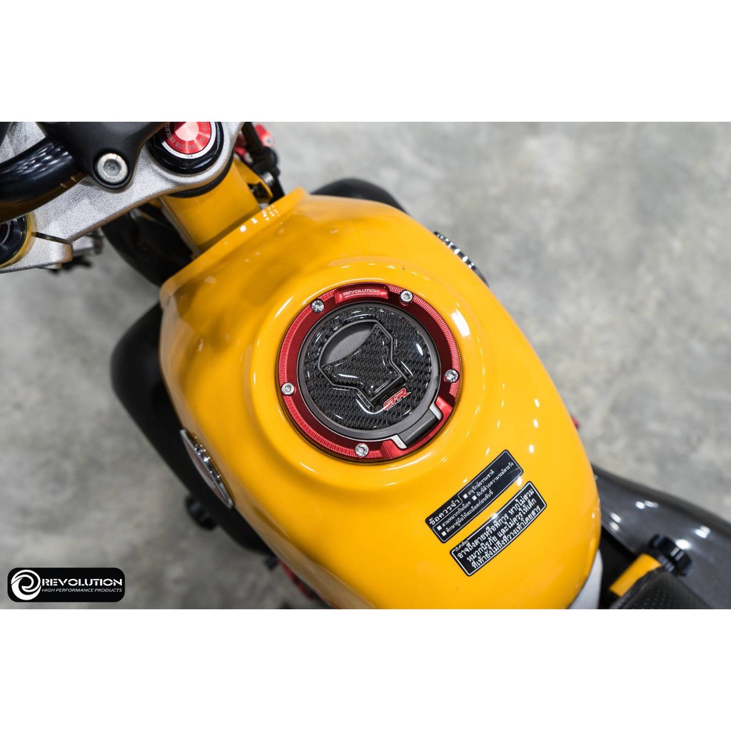 Ốp viền năp bình xăng CNC 3D REVOLUTION MONKEY125 MSX125 CB150R CB300R CB/CBR650F/R