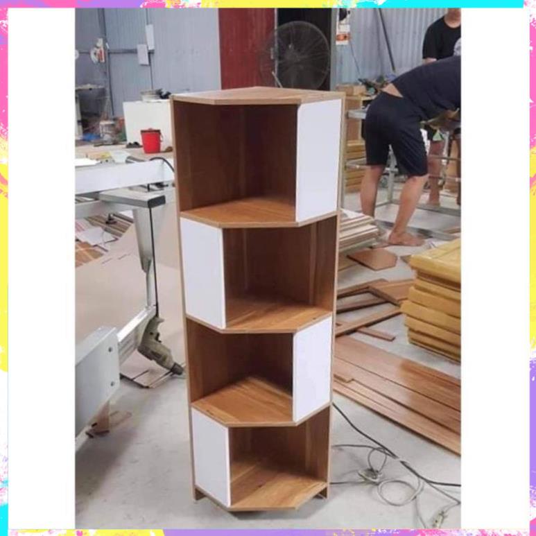 Kệ để đồ, Decor bằng gỗ hình đa giác, để góc tường trang trí cực đẹp .