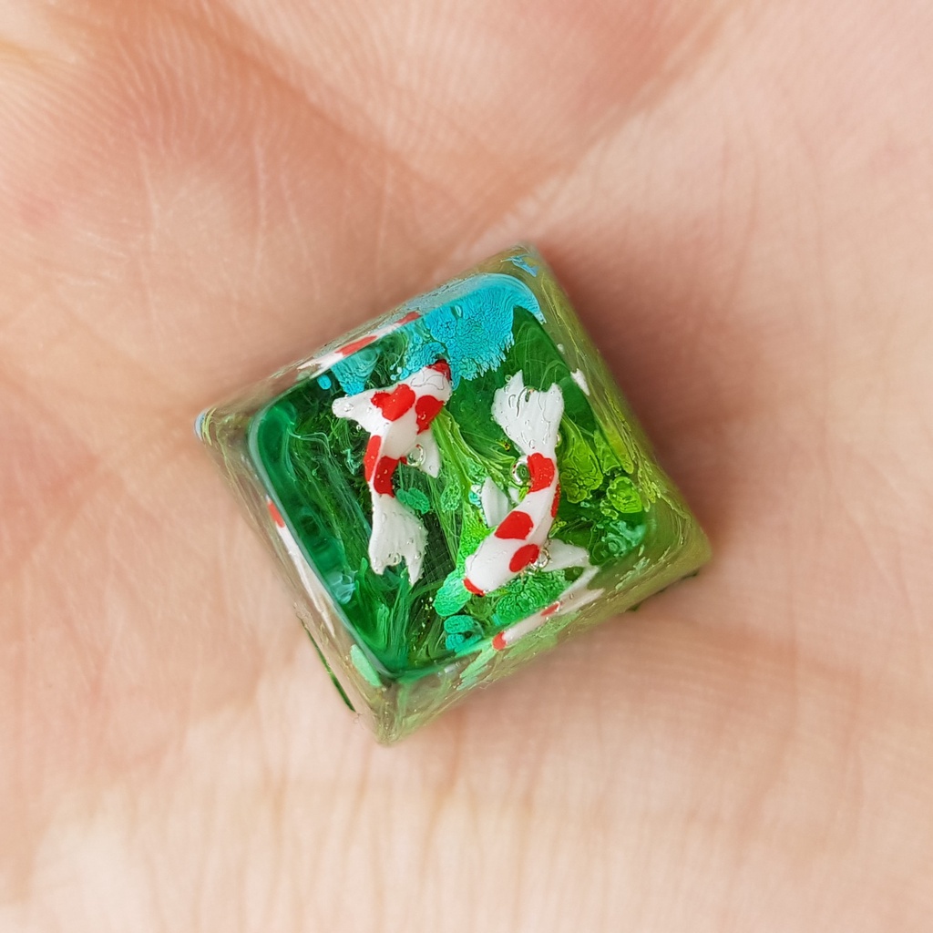 Keycap cá Koi trang trí bàn phím cơ SA R1
