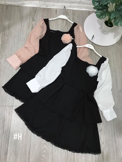 VÁY TAY PHA VOAN KÈM TAG HOA SIÊU XINH | BigBuy360 - bigbuy360.vn