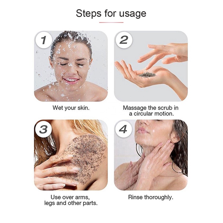 Kem Tẩy Tế Bào Chết Toàn Thân Thành Phần Cà Phê Ả Rập Tự Nhiên