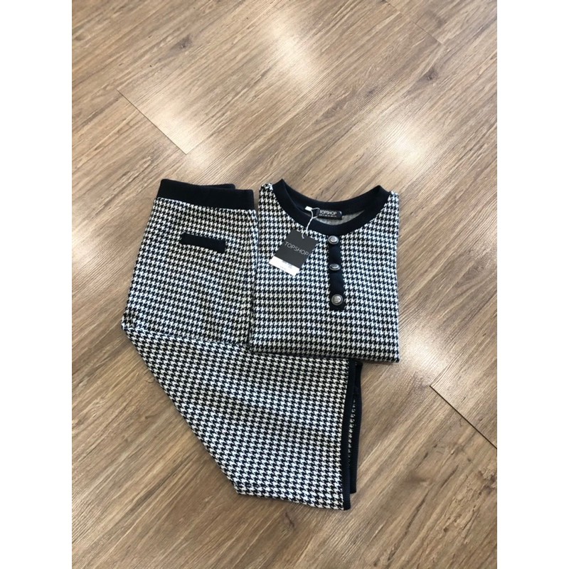 Set Áo Chân váy Caro VNXK