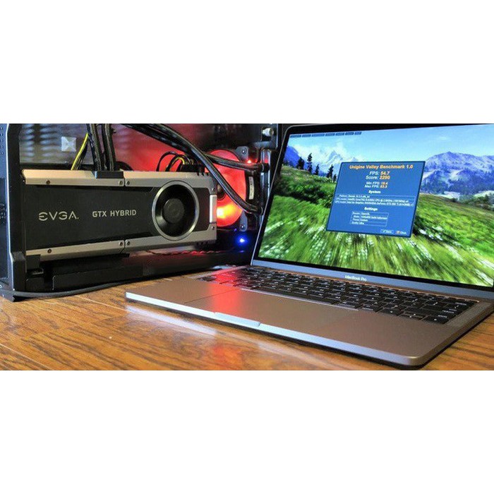 eGPU - Laptop mở rộng card đồ họa VGA cho MACBOOK ( Dock Card Video V10.0 EXP GDC wifi slot (tặng cáp cấp nguồn)