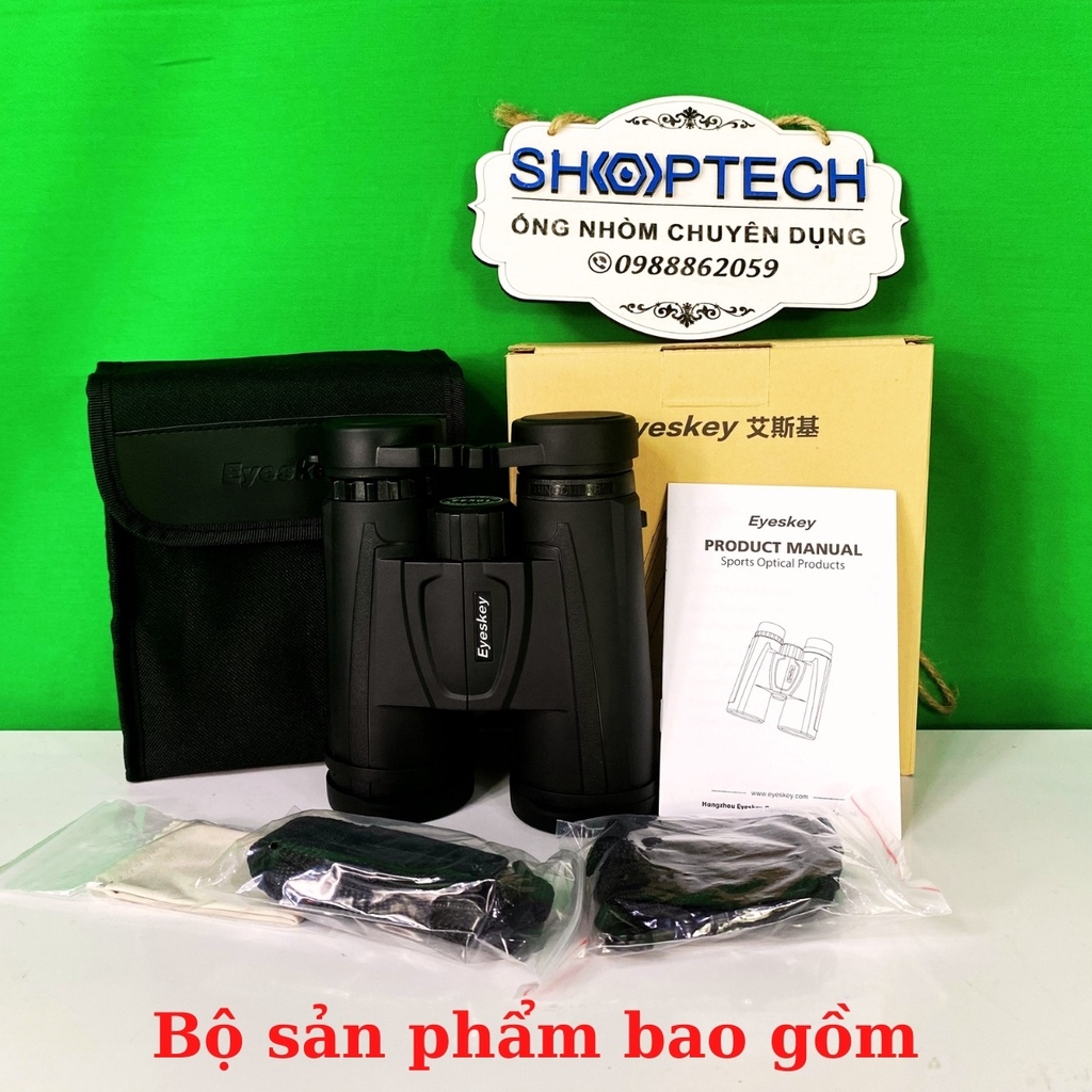 Ống nhòm 2 mắt  Eyeskey 10x42HD Clairvoyant cao cấp chính hãng - Siêu xa chuyên dụng săn ong phong lan du lịch dã ngoại | BigBuy360 - bigbuy360.vn