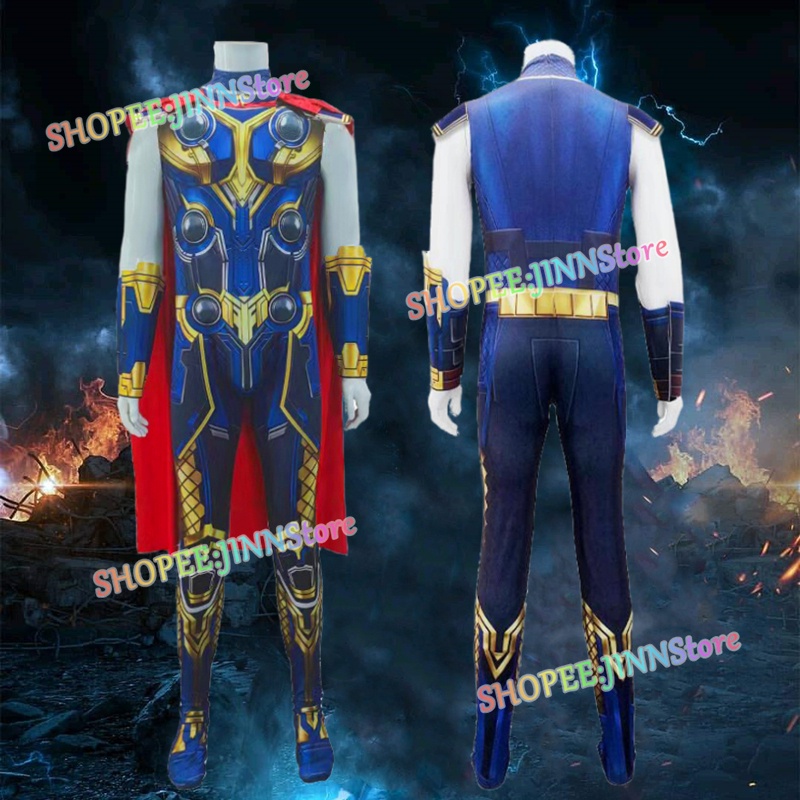 Bộ Áo Liền Quần Hóa Trang Nhân Vật Siêu Anh Hùng Thor