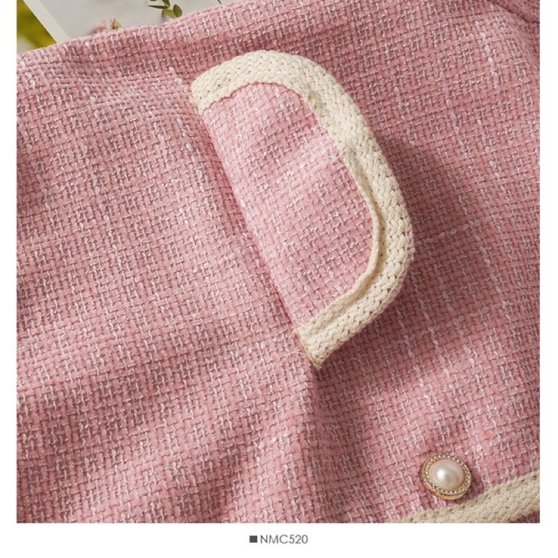 Order áo kiểu nữ vải Tweed cá tính