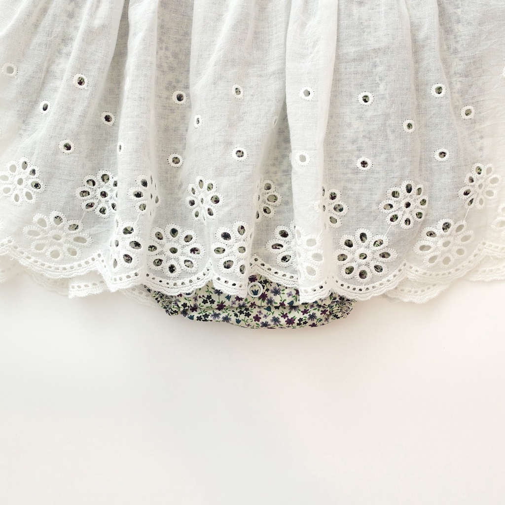 Sanlutoz Thời trang Froral Trẻ Cô bé Bodysuit Mùa thu Tay áo dài