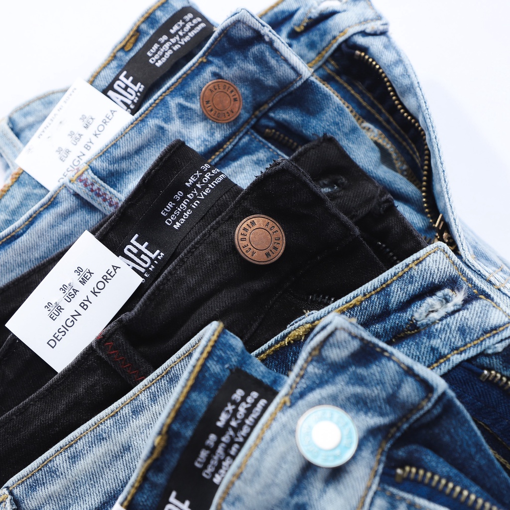 [ CAO CẤP ] Quần short jean, quần lửng jean nam wash màu đẹp, phối rách cá tính 9202