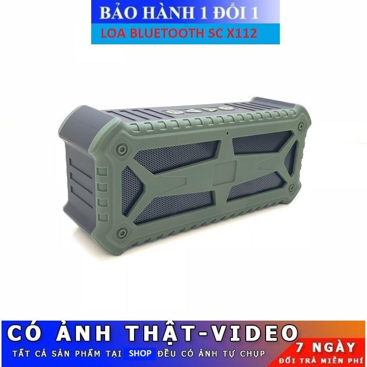 [ Loa bluetooth không dây Hàng hiệu SC-X112 - Âm thanh chuẩn đẳng cấp Nhật bản (loa vi tính di động mini)