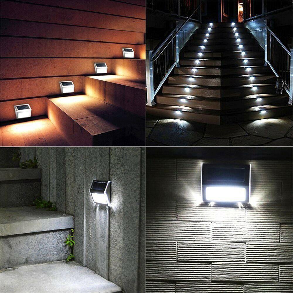 LONTIME Đèn LED Sử Dụng Năng Lượng Mặt Trời Siêu Sáng Gắn Tường