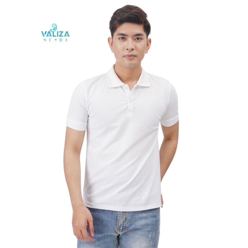 Áo Thun Phông Nam Trơn có cổ đẹp tay ngắn Áo Polo Nam cao cấp rẻ đẹp VALIZA |AT01| | BigBuy360 - bigbuy360.vn