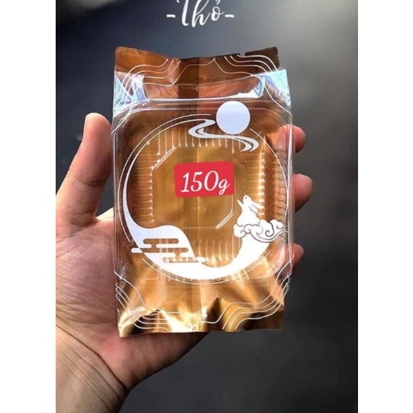 Bộ 95-100 khay túi đựng bánh trung thu 150g hình thỏ , sen, song ngư