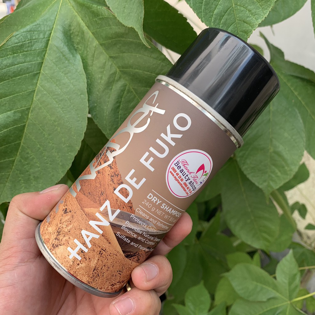 Dầu gội khô Hanz de Fuko Dry Shampoo 240g