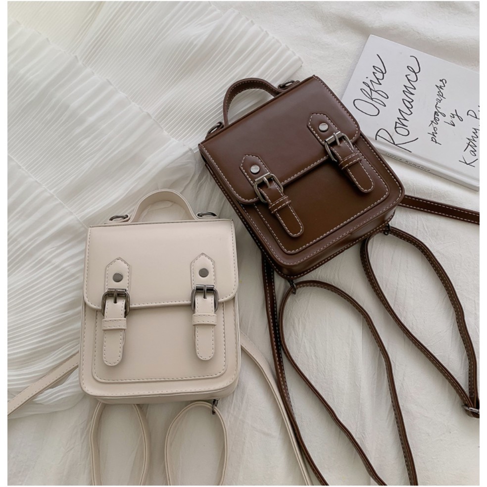 Balo kiêm túi xách, chất liệu da pu cao cấp, thiết kế độc đáo, mới lạ, và rất phong cách _ TU210