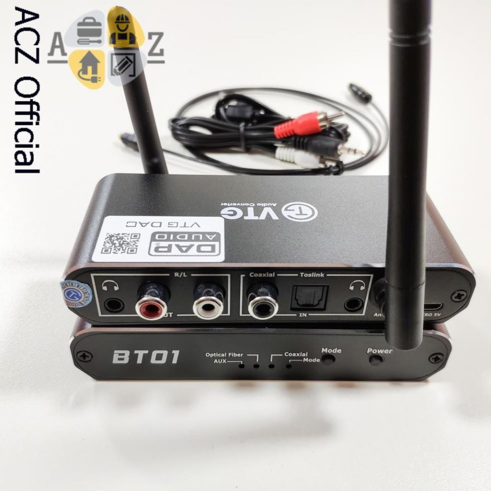 Bộ chuyển đổi âm thanh quang học optical sang AV ra audio VTG có Bluetooth - BH 12 tháng