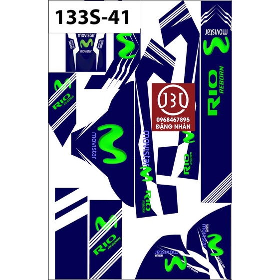 TEM TRÙM XE ĐIỆN 133S MÃ 41