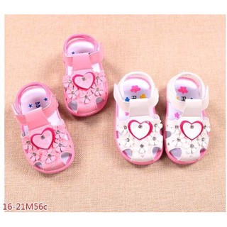 Com 6 đôi sandal tập đi cho bé gái sz 16-21
