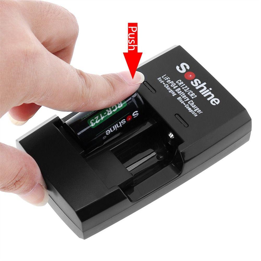 MYRONGVN Bộ Sạc Pin Kép 16340 CR123 / CR2 Siêu Bền Tiện Dụng