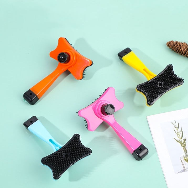 Lược Chải Lông Rụng Chó Mèo Có Nút Bấm Gạt Lông L8099 MIAOCAT