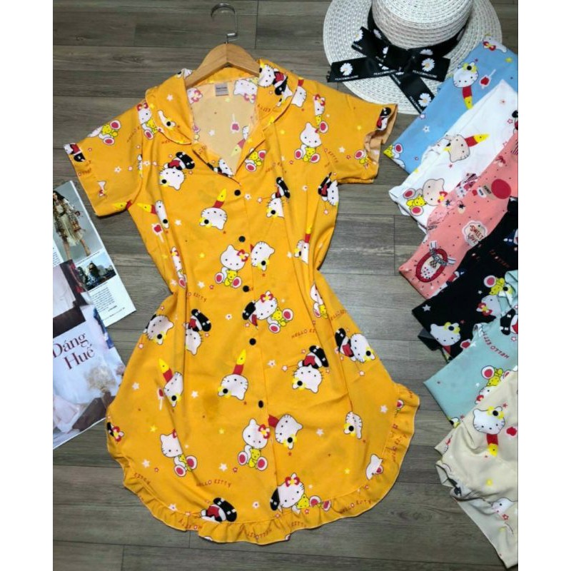 Đầm ngủ sơmi phom 55kg | BigBuy360 - bigbuy360.vn