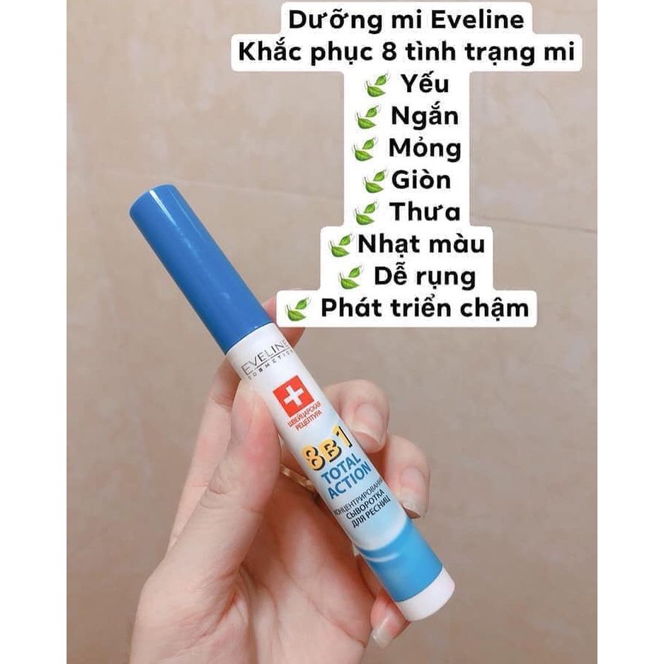 Huyết Thanh Dưỡng Dài Mi Eveline 8 in 1