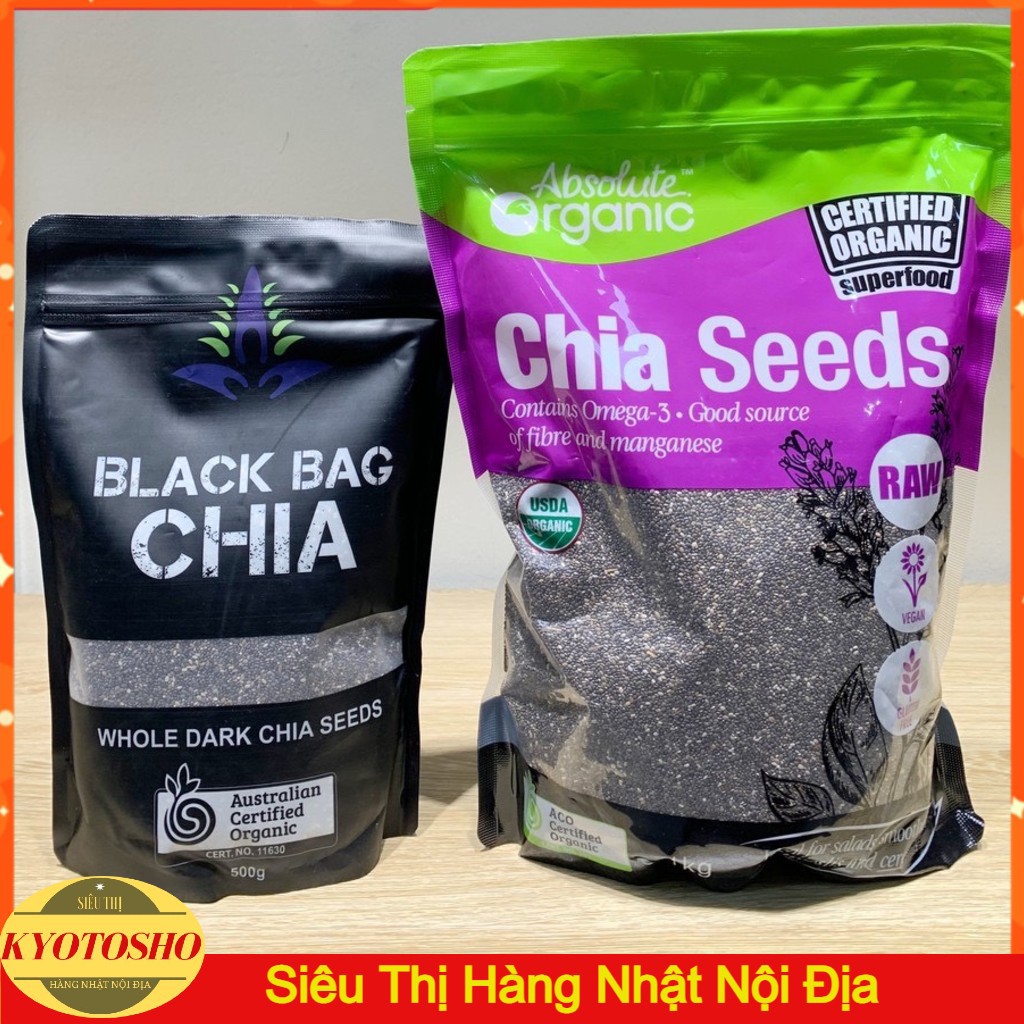 (free ship) Hạt Chia Úc 500g - 1KG Absolute Organic Hữu Cơ Date 2023 | BigBuy360 - bigbuy360.vn