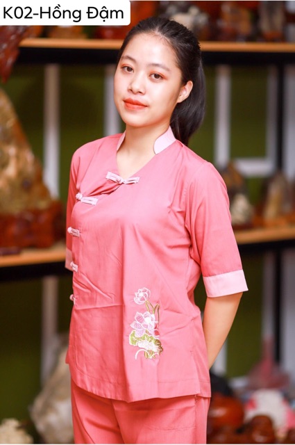 Đồ lam Pháp phục đi chùa Kate thắt nút mã 701 | BigBuy360 - bigbuy360.vn