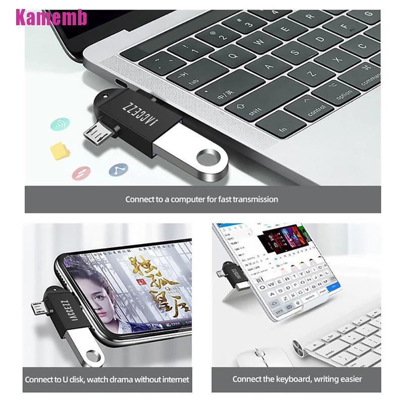 Đầu Chuyển Đổi Từ Usb Sang Type C Micro Usb Otg Sử Dụng Tiện Lợi Cho Android | BigBuy360 - bigbuy360.vn