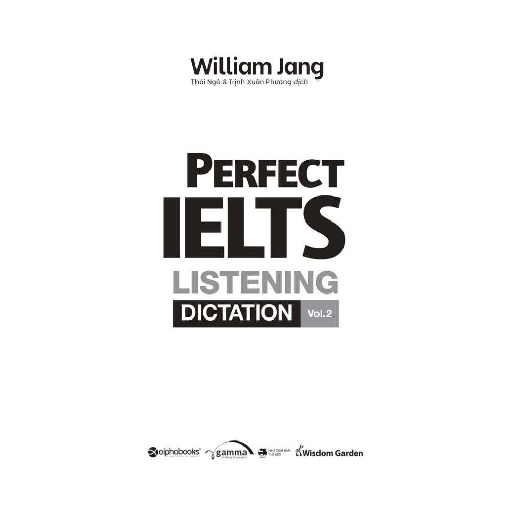 Sách-Perfect IELTS listening dictation vol.2 | BigBuy360 - bigbuy360.vn