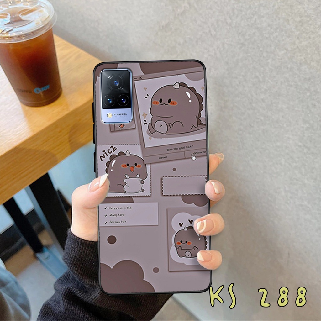 Ốp lưng Vivo V20 - Vivo V20e - Vivo V21 - Ốp in hình khủng long,dinosaur dễ thương