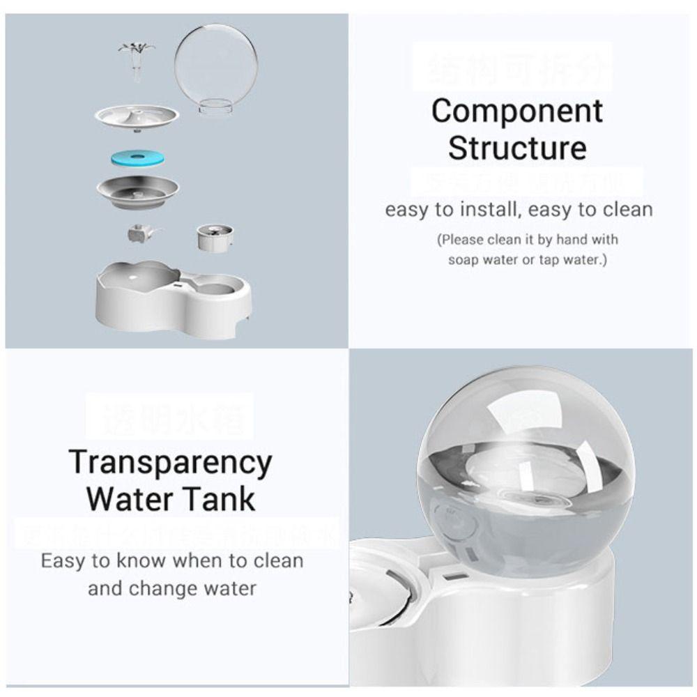 Norman Máy Lọc Nước Tự Động USB Thấp Tiêu Thụ Nước Làm Sạch Tươi Mới Cho Thú Cưng