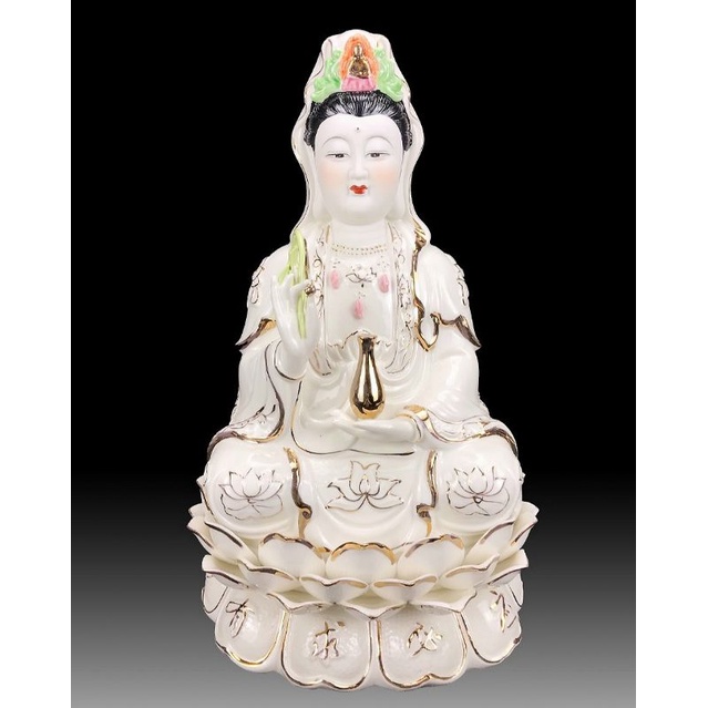 Tượng Phật Quan Âm gốm sứ cao cấp