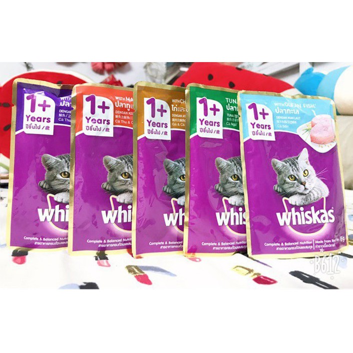 Pate cho mèo trưởng thành Whiskas 85g - Jpet Shop