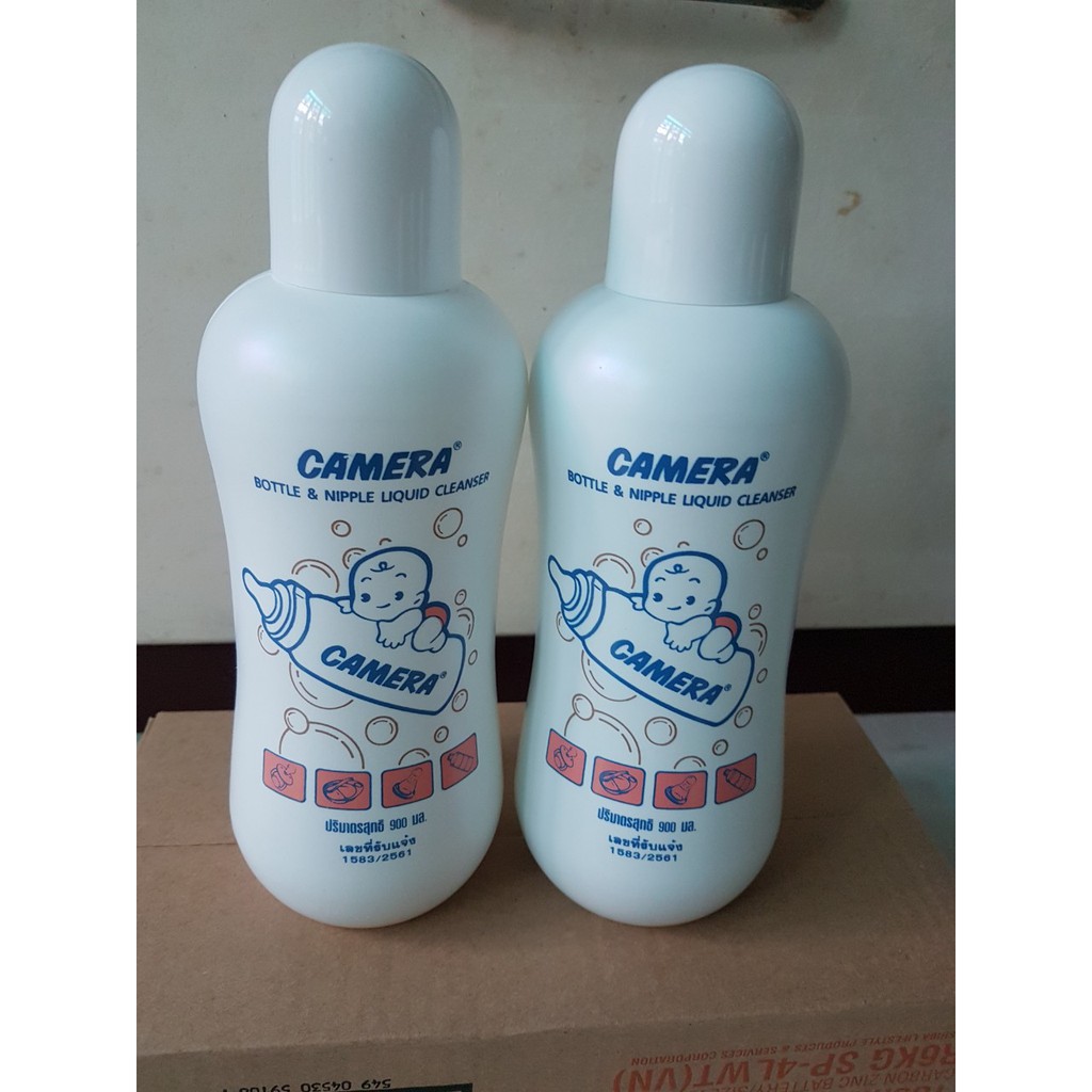 Nước súc bình sữa 900 ml Camera
