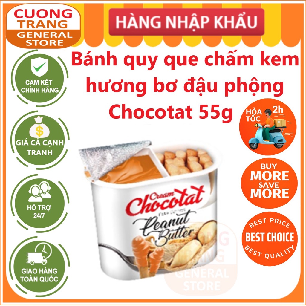 Bánh quy que chấm nhiều vị Chocotat 55g Thổ Nhĩ Kì