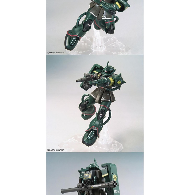 Bandai Mô Hình Lắp Ráp Gundam HG Zaku 2 II 21st Chất Lượng Cao