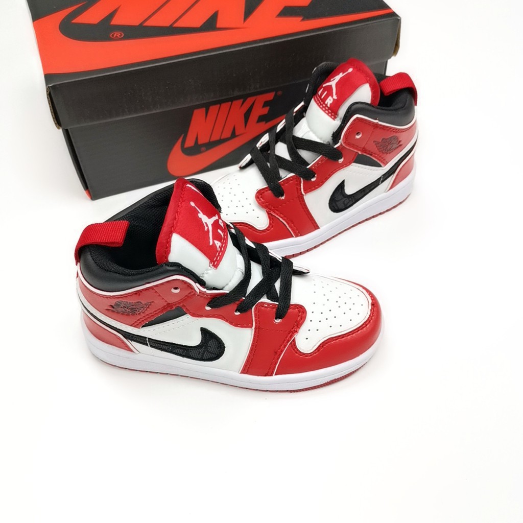 * Sẵn Sàng Cổ * Nike Air Jordan 1 Trẻ Em Bé Giày Authentic Cổ Điển AJ1 Cao OG “Shattered Backboard 3.0” Da Thường Giảng Viên Unisex Thể Thao Chạy Chàng Trai Cô Gái Giày Dép Giày Bóng Rổ