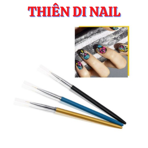 Cọ 3 cây vẽ móng, bộ cọ vẽ nét Thiên Di Nail