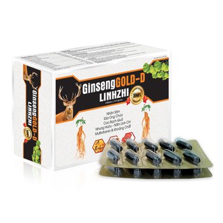 GINSENG GOLD-D LINJZHI – NHẬT VIỆT PHARMA – GIÚP ĐIỀU HOÀ, ỔN ĐỊNH HUYẾT ÁP, TĂNG CƯỜNG TUẦN HOÀN NÃO CHO NGƯỜI LỚN TUỔI