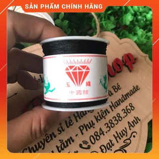 Cuộn dây dù 50m size 0.8mm màu đen