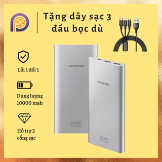 [Lỗi 1 đổi 1] Sạc dự phòng Samsung 10000 mAh Type C - Sạc dự phòng vỏ hợp kim nhôm siêu chắc chắn, hỗ trợ 2 cổng sạc