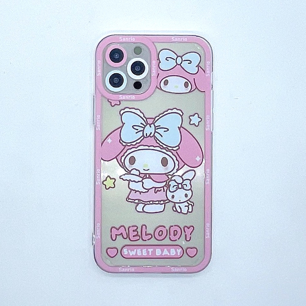 Ốp Điện Thoại TPU Dẻo In Hình kuromi Melody IPhone 14 12 PRO 12Promax mini 11 PRO Max 13 PRO 13PROMAX Xs Max XR 7 8 Plus