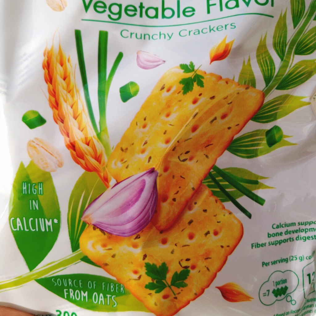 Bánh AFC Mặn Kinh Đô Vị Rau/ Vị Lúa Mì Gói 300g Thơm Ngon Giòn Tan