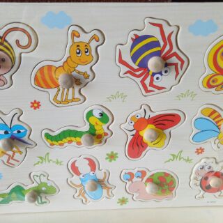Combo 3 bảng gỗ núm cho bé